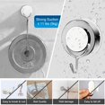 thumbnail image 2 of Gancho de ventosa al vacío Sailing para baño inodoro cocina acero inoxidable 6 uds, 2 of 5