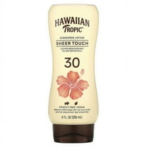 Hawaiian Tropic, Sheer Touch, Sunscreen Lotion, SPF 30, 8 fl oz Pack of 4
