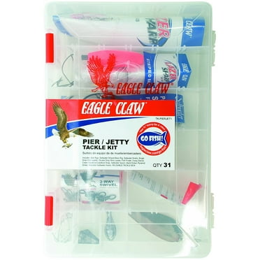 Eagle Claw Pier and Jetty Ready to Fish Fishing Tackle Kit