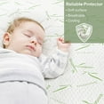 thumbnail image 5 of Queen Waterproof Mattress Protector,Rayon Made from Bamboo Mattress Pad Cover, Soft Breathable Cooling Mattress Pad Cover, Mattress Protector up to 21in Deep Pocket Tightly Fitted Mattress Protection, 5 of 8