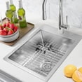 thumbnail image 2 of Bar Sink,15 x 20 inch Drop-in Kitchen Sink,18 Gauge Stainless Steel Topmount Bar Sink (15x20 inch), 2 of 7