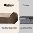thumbnail image 2 of Cama ortopédica para perros Bedsure, grande, 97 cm, impermeable, de felpa, 2 of 9