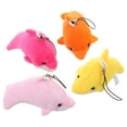 thumbnail image 4 of MRLESS 4pcs Plush Dolphin Charm Pendant For Girls Cute Mini Dolphin Stuffed Animal For Backpack Decoration And Party Favors Adorable Dolphin Present, 4 of 6