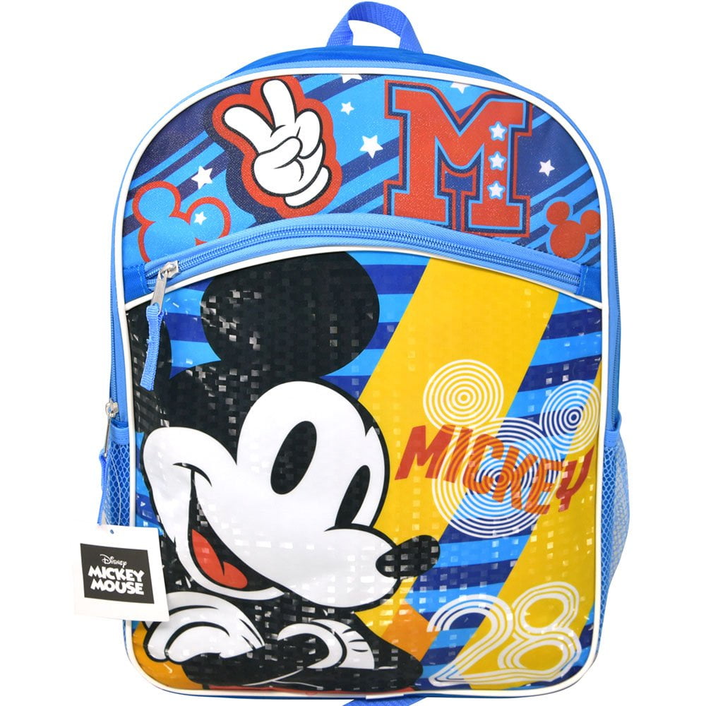 Mickey Mouse Boys 14 Preschool Light Up Backpack 4 Piece Set Multi Color Walmart