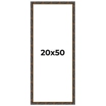 20x50 Frame Gold Real Wood Picture Frame Width 1.5 inches | Interior Frame Depth 0.5 inches |