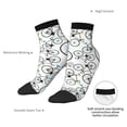 thumbnail image 4 of Uemuo Bicycle Printed Crew Socks, Moisture-Wicking Socks, Athletic Socks for Men Breathable Cushion Socks Casual Sport Socks for Running Traveling, 4 of 6