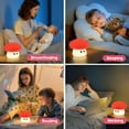 thumbnail image 3 of Luz nocturna de hongos con ojos grandes y esponjosos, 3 brillos ajustables, luz nocturna de  para lactancia materna, linda lámpara LED de hongos rojos, lámpara de mesita de noche, 3 of 10