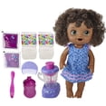 thumbnail image 1 of Baby Alive Magical Mixer Baby Doll Blueberry Blast with Blender Accessories, Drinks, Wets, Eats, Black Hair Toy for Kids Ages 3 and Up, 1 of 5