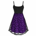thumbnail image 3 of Enjoytime Dresses for Women Vintage Gothic Dress Women Halloween Spaghetti Strap Cami Lace up Mini Dress Halloween Costumes Woman 2025, 3 of 3