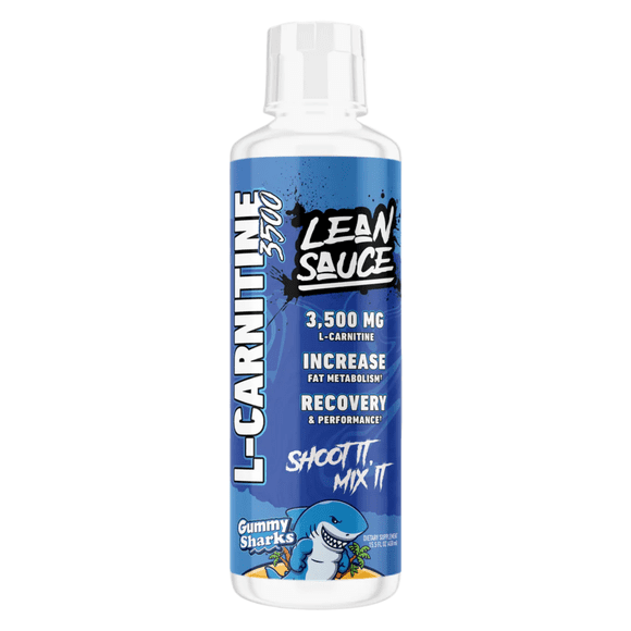 PUMP SAUCE L-CAR LEAN SAUCE SABOR GOMITAS DE TIBURON