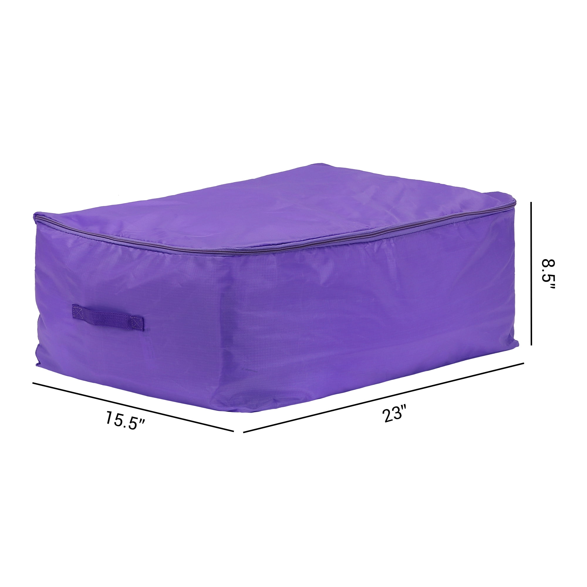 Unique Bargains 1 Pack Clothes Storage Bags Moving Bags Purple 23*15.5*8.5in
