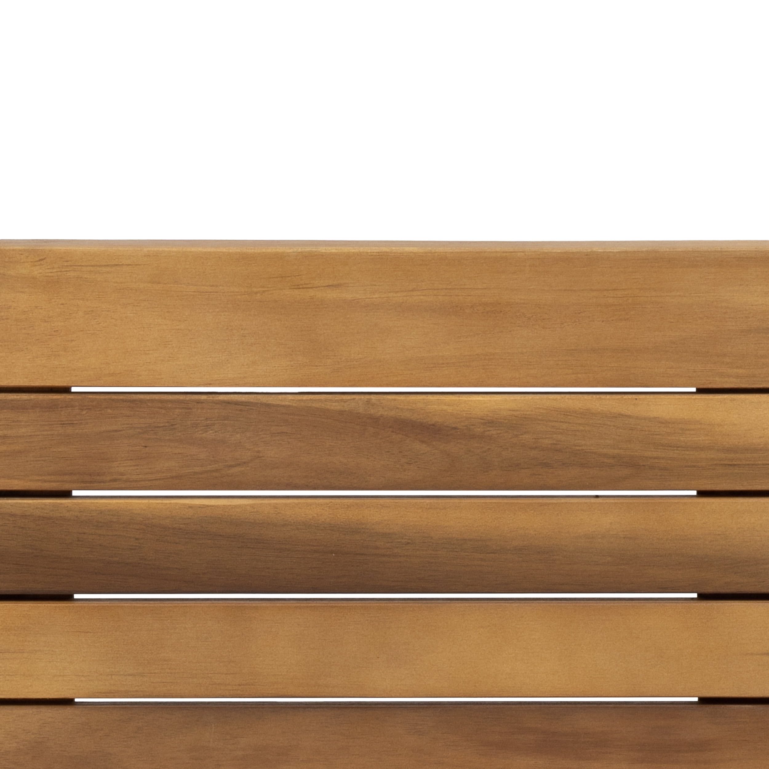 Barclay Acacia Wood Outdoor Loveseat and Coffee Table Set, Teak, Beige
