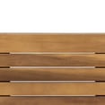 thumbnail image 6 of Barclay Acacia Wood Outdoor Loveseat and Coffee Table Set, Teak, Beige, 6 of 13