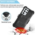 thumbnail image 3 of Galaxy S21 Ultra Case Clip Belt Holster, TakFox Shockproof Swivel Defender Heavy Duty Armor Protective Hard Cases With Kickstand Protector Rugged Cover Shell For Samsung Galaxy S21 Ultra - Black, 3 of 6