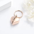 thumbnail image 5 of Angel Wing Heart Urn Keychain for Ashes Memorial Cremation Jewelry for Human Pet Keepsake Keychain Urn Locket Urn Keychain for Pet / Human Ashes, 5 of 6