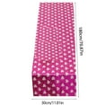 thumbnail image 3 of Honmine Valentine Sequin Heart Table Runner Heart Pattern Pink Table Runner Valentines Decoration for Wedding Anniversary Party Dining Table Decoration Supplies 12*71 in, 3 of 6