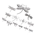 thumbnail image 2 of Dijes de Libélula Strade Fareast Limited 3 Piezas Plata Antigua, 2 of 5