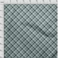 thumbnail image 4 of oneOone Cotton Cambric Dusty Blue Fabric Check Quilting Supplies Print Sewing Fabric By The Yard 42 Inch Wide, 4 of 4