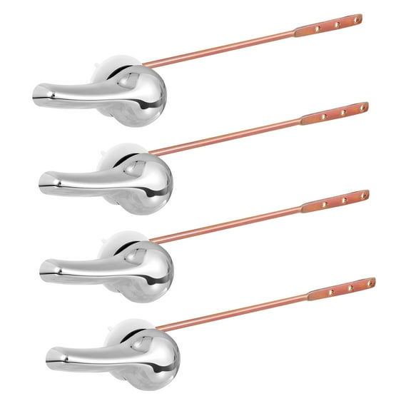 4PCS Toilet Tank Flush Lever Handle Universal Front Mount Toilet Handle Replacement Fits Most Toilets