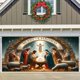 thumbnail image 4 of Puerta De Garaje Navideña Papá Noel Navidad Llega Puerta De Garaje Cubierta 6 X 13 Pies Cartel Grande Para Jardín Invierno Interior Exterior Decoración Para Fiestas ¡Puerta De Garaje!, 4 of 6