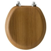 Bemis Mayfair Round Oak Wood Toilet Seat