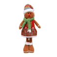 thumbnail image 3 of Poupée de Noël Extensible Ornements de Noël Gingerbread Man pour Mur Maison Chapeau Coloré, 3 of 8