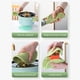 thumbnail image 2 of Billuyoard Mantel Individual de silicona resistente al calor, soporte para escaldado, almohadilla de para el hogar, reutilizable, en relieve, verde Type2 NO2 Billuyoard HA062979-06, 2 of 6