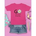 thumbnail image 3 of Go Daisies Positive Quote T-Shirt Juniors -Image by Shutterstock,  Large, 3 of 4