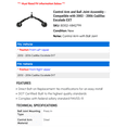 thumbnail image 2 of Control Arm and Ball Joint Assembly - Compatible with 2002 - 2006 Cadillac Escalade EXT 2003 2004 2005, 2 of 2