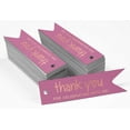 thumbnail image 2 of Inkdotpot Pack Of 100 Thank You For Celebrating With Me Birthday Favor Paper Tags Craft Real Rose Gold Foil Hang Tags, 2 of 6
