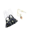 thumbnail image 5 of Conjunto de ropa para muñecas de peluche CUTICAT con collar y pantalones con tirantes, 5 of 5
