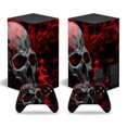 thumbnail image 1 of Skin Sticker Camouflage Design Protective Vinyl Wrap Cover Full Set Compatible with X-box Series X Console and 2 Controllers SeriesX-0137, 1 of 6