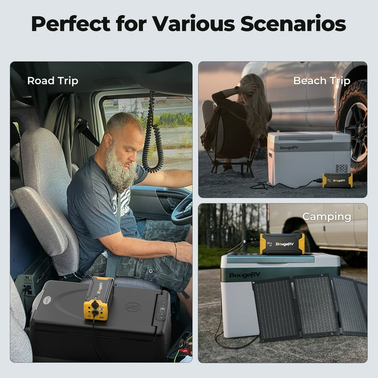 BougeRV 277Wh Portable Power Station, Backup Battery Supply for