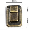 thumbnail image 2 of 4Pcs Iron Antique Hasp Lock For Jewelry Box Suitcase Buckle Vintage Clip Buckle, 2 of 7