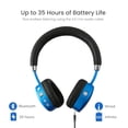 thumbnail image 4 of Puro Sound Labs PuroQuiet Plus Volumen limitado Auriculares Bluetooth con cancelación activa de ruido en la oreja - Auriculares livianos para niños con micrófono incorporado - Sonido más seguro Calida, 4 of 5