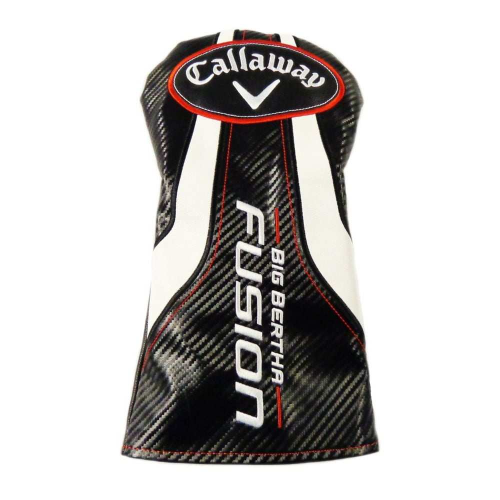 Callaway Big Bertha Fusion Driver Headcover (Black/White) Golf NEW