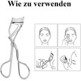 thumbnail image 3 of Rizador de pestañas, herramienta profesional para rizar pestañas, apto para todos los ojos, natural, duradero, fácil de usar, 3 of 5