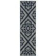 thumbnail image 5 of Oriental Weavers Marina Area Rug 3804B Navy Dotted Circles 7' 10" x 7' 10" Round, 5 of 5