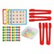 thumbnail image 2 of de con clip de , multijugador, aprendizaje , entrenamiento de motricidad fina, juguetes Montessori para , niñas, Hugo Juego de cuentas de madera, 2 of 9