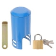 thumbnail image 1 of 1 Set of Faucet Protection Cover Spigot Lock with Keys Outdoor Faucet Protector, 1 of 5