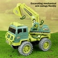 thumbnail image 6 of Twfbrm Construction Truck Toys, Educational Toddler Toys, Large Engineering Excavator with Movable Claw, Shatterproof 1/24 Scale Excavator Model Interactive Vehicle Toys Gifts for Kids Boy Age 3+, 6 of 6