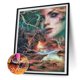 thumbnail image 2 of Chica ingenua hecha a mano 5D DIY Kit de dibujo de taladro redondo completo arte de pintura de diamante Likrtyny Arte deco, 2 of 9