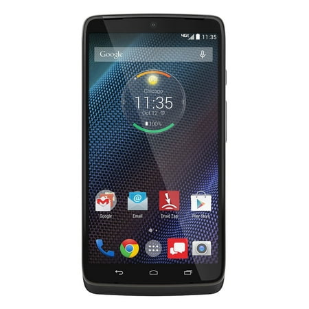 Motorola DROID Turbo XT1254 32GB Verizon CDMA Android Phone w/ 21MP Camera - Black (Certified (What's The Best Android Phone)