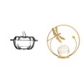 thumbnail image 1 of Elegante Bombonera De Cristal Con Forma De Calabaza, Con Tapa Y Soporte Metálico, Ideal Para Galletas Y Adornos. Perfecta Para Decorar El Salón, El Dormitorio O La Oficina., 1 of 8