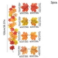 thumbnail image 3 of Halloween Artificial Maple Leaf Vine - Autumn Fake Plant Garlandfor Holiday Party Home Decor And Seasonal Scene Setup, 3 of 6