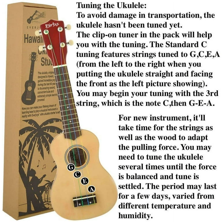 Everjoys hawaiian ukulele deals