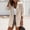 Beige, variant on Bmisegm Womens Long Sleeve Double Breasted Coat Coat Blazer Jacket Jackets for Women Hot Pink M
