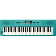 Roland GO:KEYS 3 Turquoise Music Creation Keyboard Bundle with Adjustable Stand, X-Style Keyboard Bench, Sustain Pedal, Online Piano Lessons, and Austin Bazaar Polishing Cloth