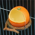 thumbnail image 5 of Hearth & Gear Parrot Bowl Bird Feeding Bowl Fruit Stable Flat Bottom Cage Food Rack Suitable For Pet Bird Parrot Cage Use Platform Feeders Beach Feeder Lamb Tube Feeder for outside with Pole Suction, 5 of 5