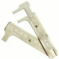 thumbnail image 2 of 1 Copper sliding gauge caliper, millimeter ruler, bead-type jewelry measuring tool, precision double-scale vernier caliper, ruler, measuring tool., 2 of 3